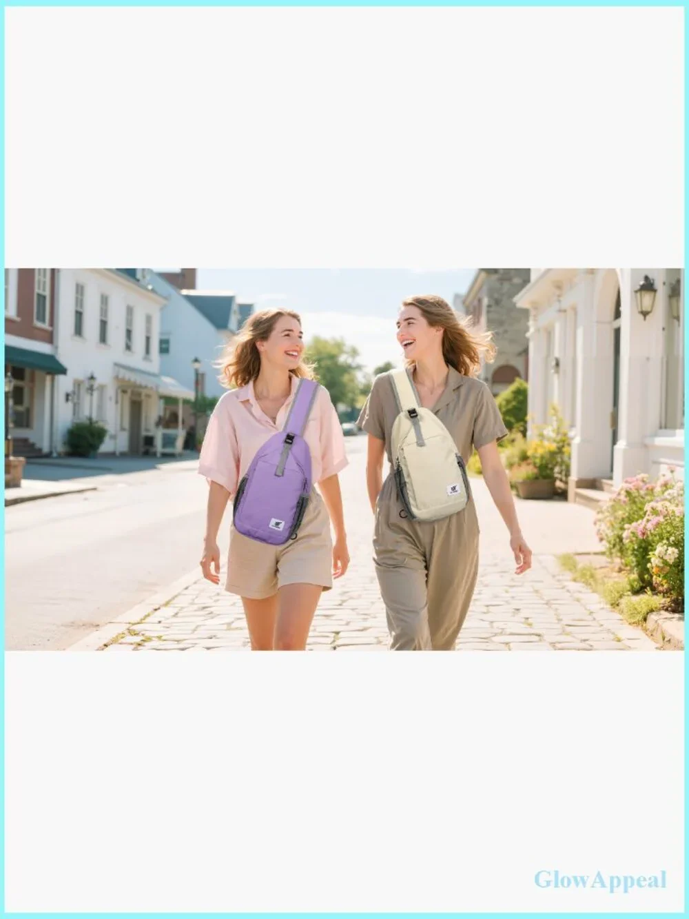 RFID Sling Bag Cross Body Backpack Travel Daypack